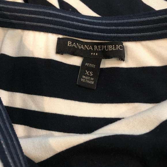 ⚓️Navy & White long Banana Republic dress - Picture 4 of 5